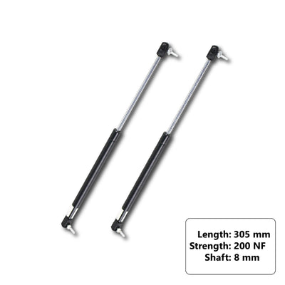 Gas Strut 305mm-200N (8mm Shaft) Caravan, Trailer, Canopy, Toolboxes Struts - Bigeagle Toolboxes
