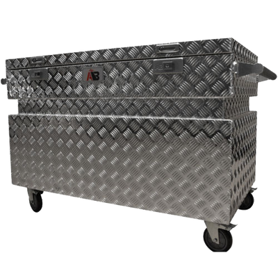Aluminium Site Box Ute Truck Storage ABSIBA1200 1200mm - Bigeagle Toolboxes