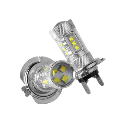 H7 80 WATTS LED WHITE 6500K Car Auto LED Day Driving Fog Light Bulb Lamp DC - Bigeagle Toolboxes