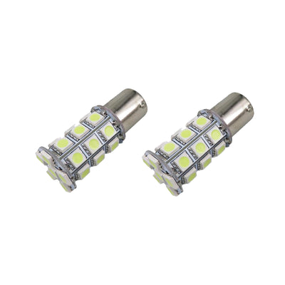 1156 BA15S Car White Globe 18 LED Brake Reverse Turn Stop Tail Light Bulb 12V - Bigeagle Toolboxes