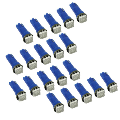 T5 Dash 5050 SMD LED Car Wedge Dashboard Instrument Blue Light Bulbs 12VDC - Bigeagle Toolboxes