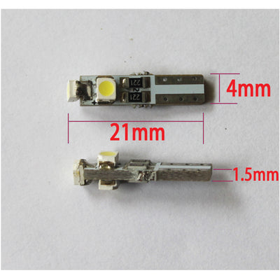 T5 White 3 SMD SUPER BRIGHT 3528 LED Side Car Light Wedge Bulb DC 12V - Bigeagle Toolboxes