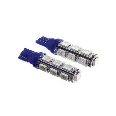 T10 Blue 13 SMD SUPER BRIGHT LED Side Car Light Wedge Bulb DC 12V - Bigeagle Toolboxes