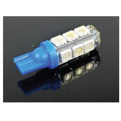 T10 Blue 13 SMD SUPER BRIGHT LED Side Car Light Wedge Bulb DC 12V - Bigeagle Toolboxes