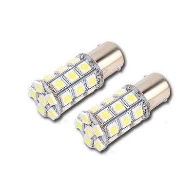 12V BA15S 27 LED 5050 Amber indicator turn signal car  UTE Light Bulb globe - Bigeagle Toolboxes