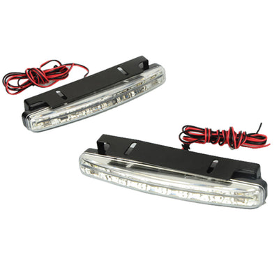 8 LED 3W Super Bright White Car DRL Daytime Running Light Bulb DC 12V - Bigeagle Toolboxes
