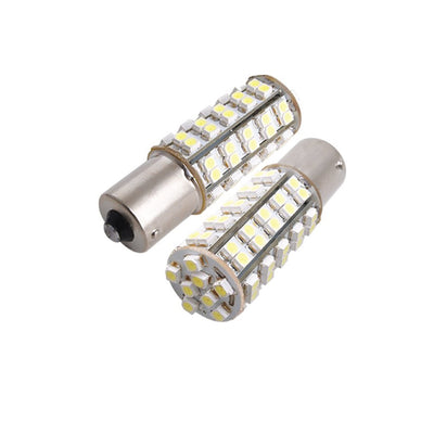 BA15S 68 SMD Brake Reverse Tail LED Light Globe Bulb Bright White 1156 12V - Bigeagle Toolboxes
