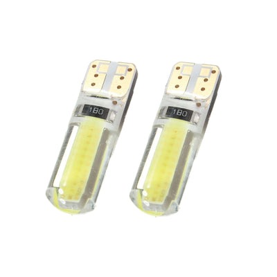 T10 Cob Shell Silicone White LED Silica gel W5W Car Parker Wedge Light Bulb - Bigeagle Toolboxes