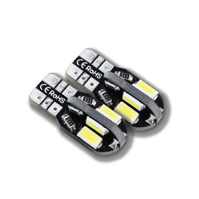 Canbus T10 5730 8 LED SMD White Car Side Wedge Light Lamp Bulb -194 168 W5W - Bigeagle Toolboxes