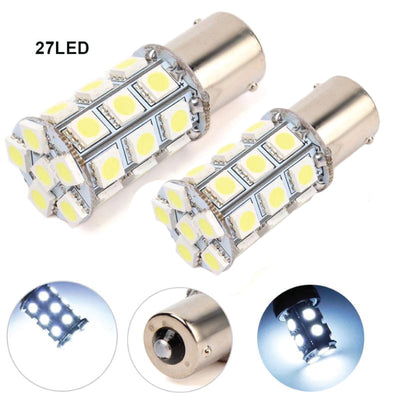 24V BA15S 27 SMD LED 360 Degree Indicator Globe For Trunk bus bulb white - Bigeagle Toolboxes