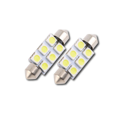36mm White Micro 6SMD General Car LED Light Bulbs Interior Festoon Dome Lamp - Bigeagle Toolboxes