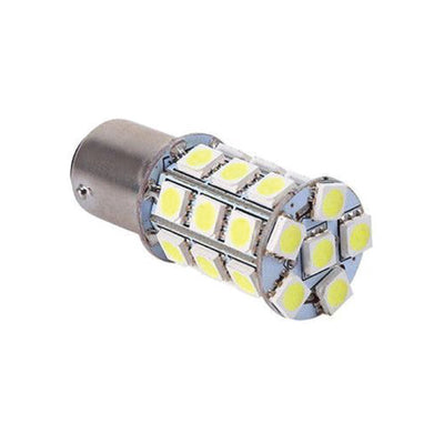 12V BA15D 27 SMD White Car Indicator Turn Signal Light Bulb Lamp - Bigeagle Toolboxes