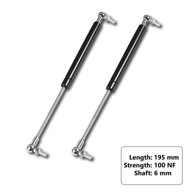 Gas Strut 195mm-100N (6mm Shaft) Caravan, Trailer, Canopy, Toolboxes Struts - Bigeagle Toolboxes