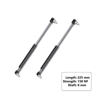 Gas Strut 225mm-150N  (8mm Shaft) Caravan, Trailer, Canopy, Toolboxes Struts - Bigeagle Toolboxes