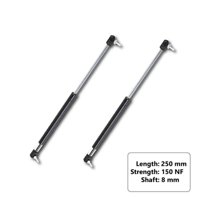 Gas Strut 250mm-150N (8mm Shaft) Caravan, Trailer, Canopy, Toolboxes Struts - Bigeagle Toolboxes
