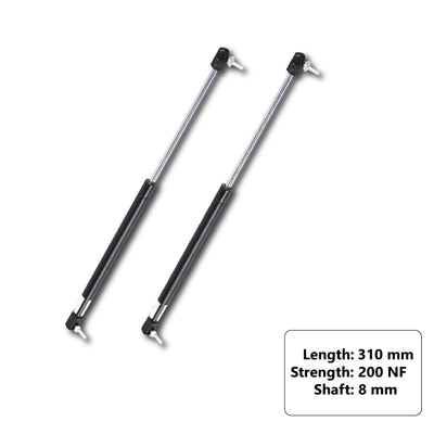 Gas Strut 310mm-200N  (8mm Shaft) Caravan, Trailer, Canopy, Toolboxes Struts - Bigeagle Toolboxes