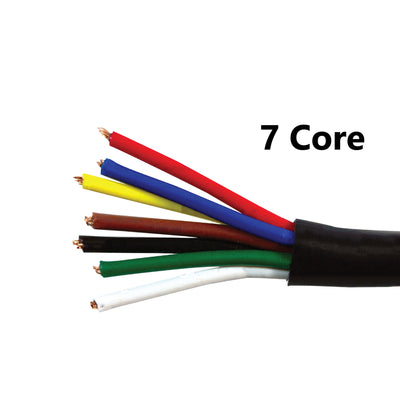 7 Core Wire Cable Trailer Cable Automotive Boat Caravan Truck Coil V90 PVC - Bigeagle Toolboxes