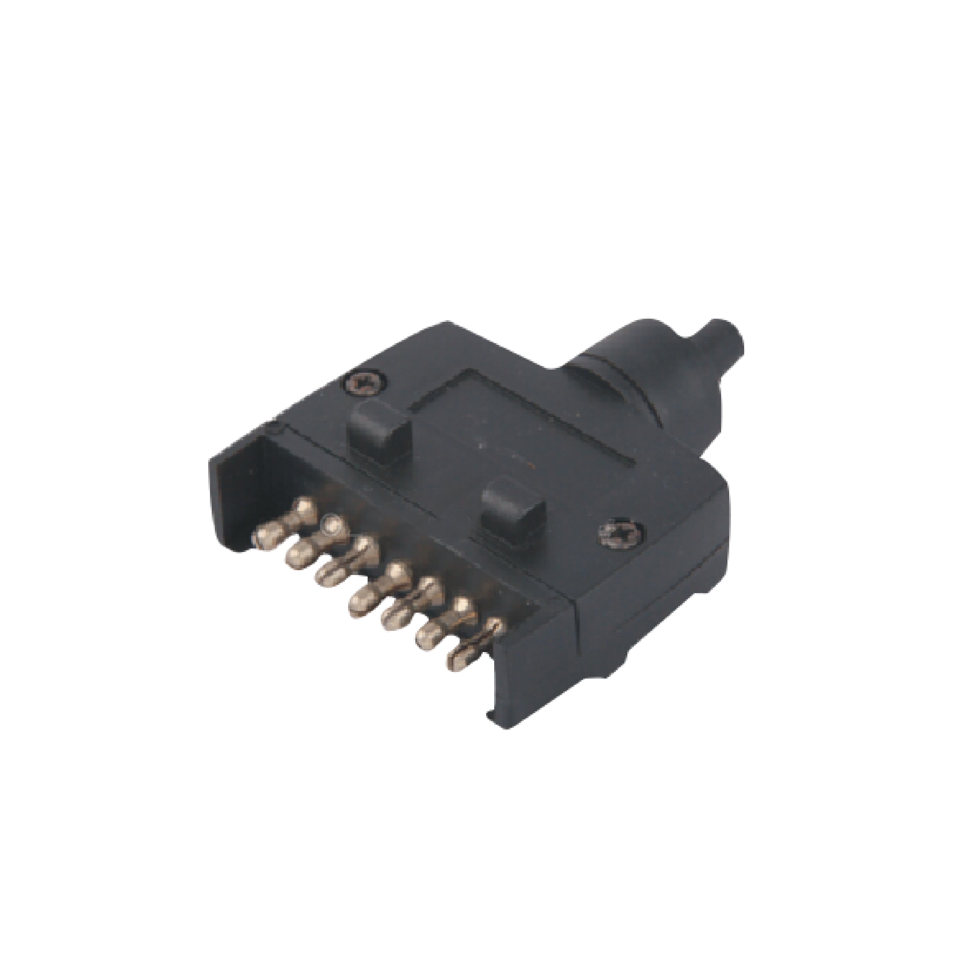 Trailer Plug 7 Pin Flat Male Rectangle Caravan trailer Boat - Bigeagle ...