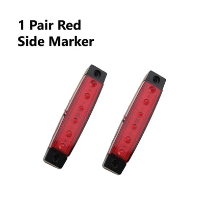 2 x 30 LED TRAILER LIGHTS KIT, 10 M 7 Core CABLE, 2 x Red Side Marker 12V - Bigeagle Toolboxes