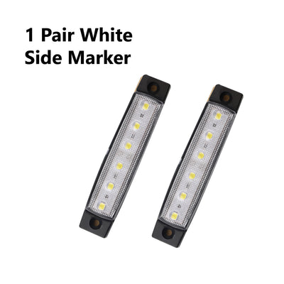 2 x 30 LED TRAILER LIGHTS KIT, 10 M 7 Core CABLE, 2 x White Side Marker 12V - Bigeagle Toolboxes