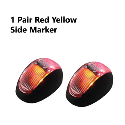 2 x 30 LED TRAILER LIGHTS KIT,10M 7 Core CABLE, 2 x Red  and  Yellow Side Marker 12V - Bigeagle Toolboxes