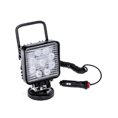 27W Portable Cree Flood LED Work Light Magnetic Base Offroad Light Truck 4x4 - Bigeagle Toolboxes