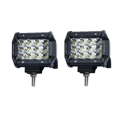 4 Inch 60W CREE LED Work Light Bar Flood Offroad 4WD SUV ATV Car Lamp 12V - Bigeagle Toolboxes