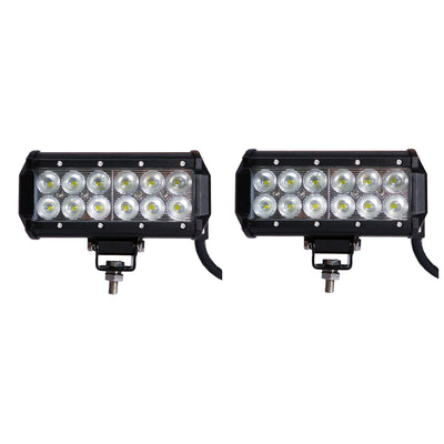 60W Cree LED Light Bar 7inch Flood Beam Offroad Work SUV 4WD Lamp - Bigeagle Toolboxes