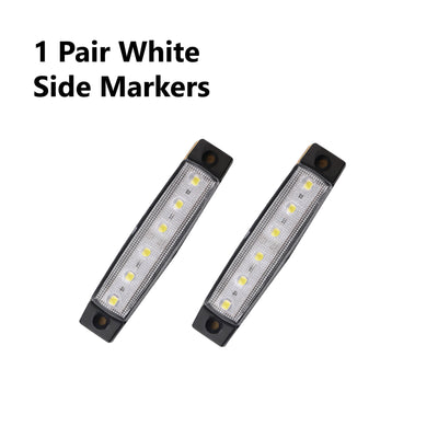 2 x 19 LED TRAILER LIGHTS KIT, 10 M 7 Core CABLE, 2 x White Side Marker 12V - Bigeagle Toolboxes