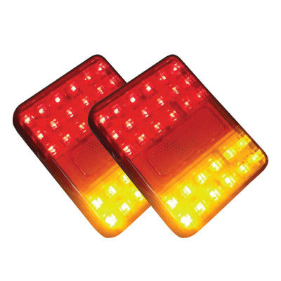 2 x 30 LED trailer Lights Truck Caravan Tail Lights 90 x 120 mm - Bigeagle Toolboxes